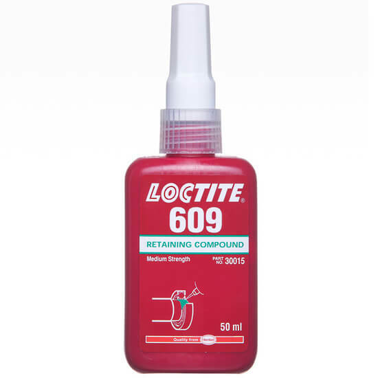 Loctite 609 Cylindrical Bonding Retaining Compound 50ml Queensland