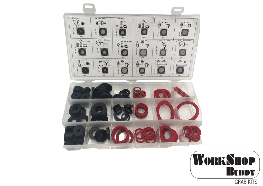 FD6044 Work Shop Buddy 141pc Seal Washer Kit - (3/8x10mm - 3/4-16x24mm)