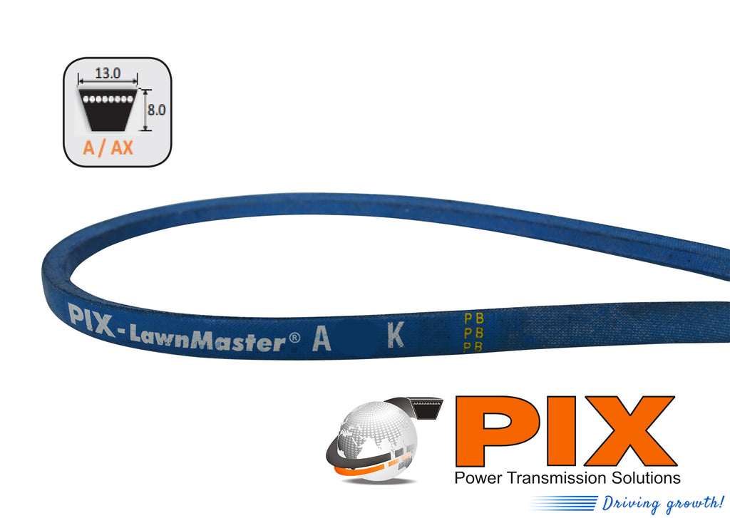 A125K Vee Belt Lawnmaster PIX A125 Kevlar Cord Dry Cover